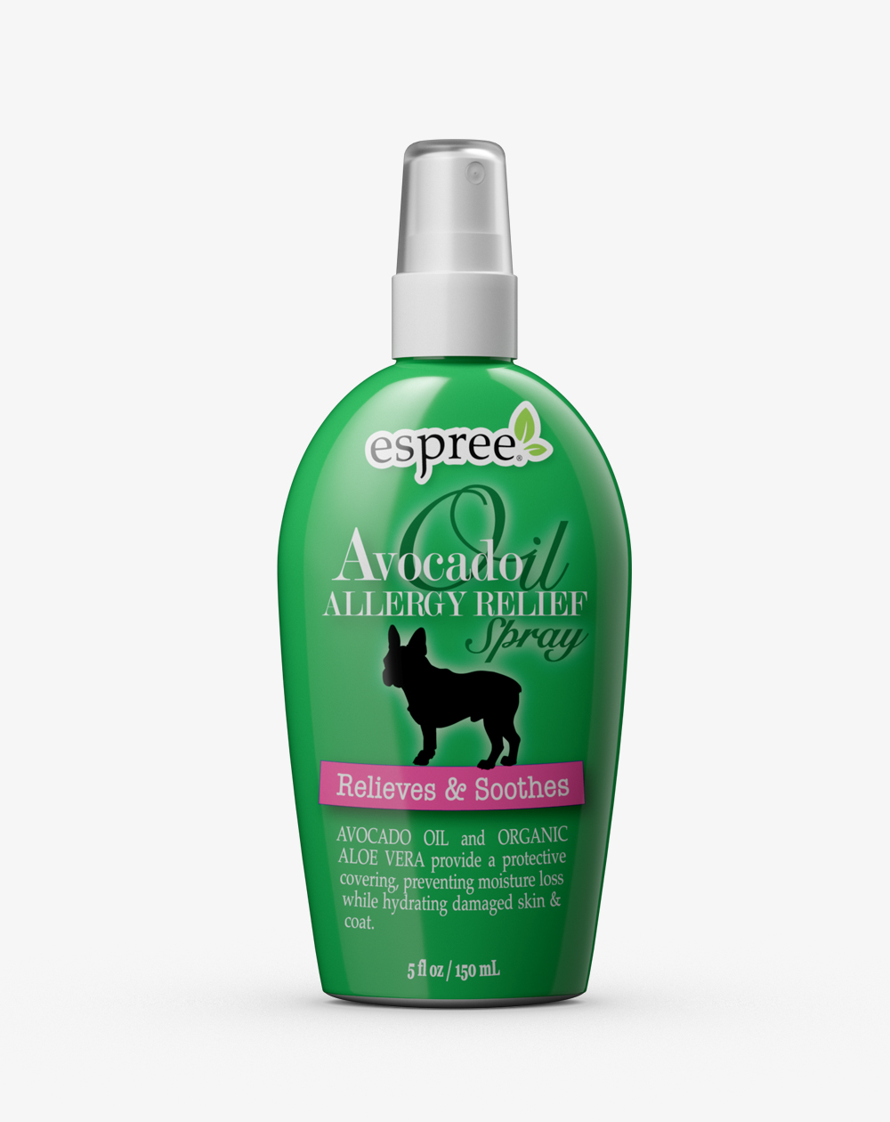 Avocado and other essential oils for dog odor and dry damaged coats Espree